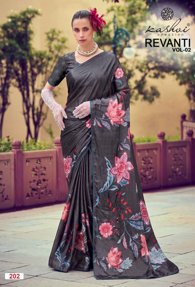 Revanti Vol 2 By Kashvi Tesla Digital Printed Saree 
